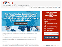 Tablet Screenshot of focusinternational8.com